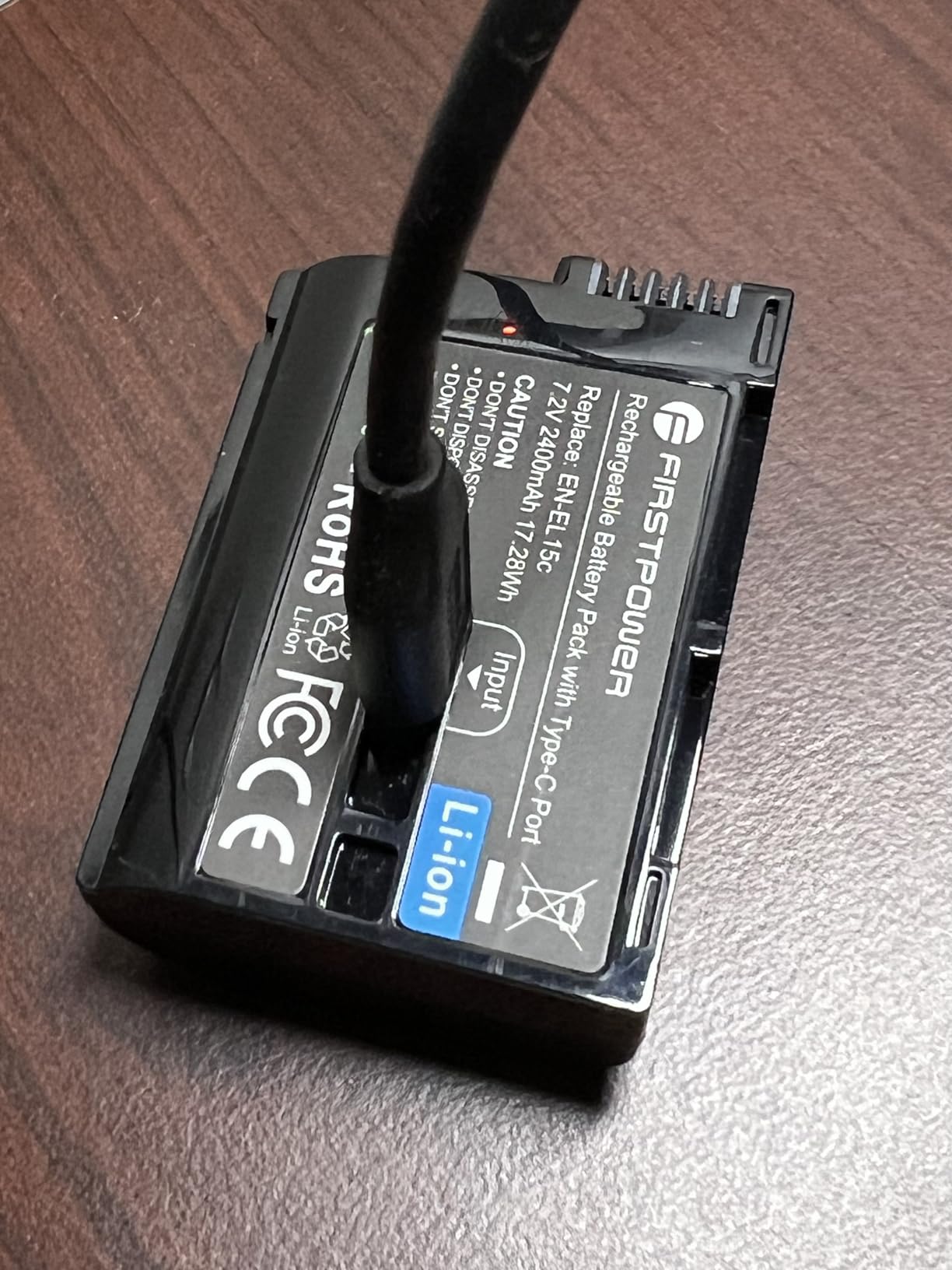 FirstPower EN-EL15C Batteries with USB-C Fast Charging Port for Nikon ZR Zf Z5 Z6 Z6II Z6III Z7 Z7II Z8 customer photo 2