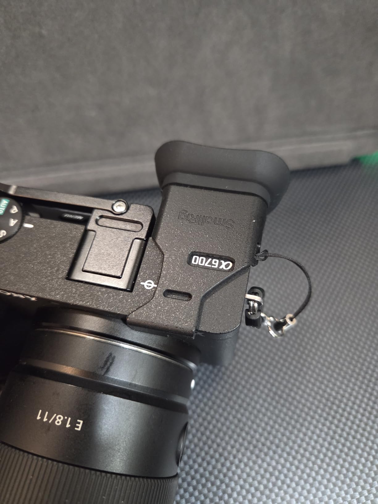 SMALLRIG A7CII A7CR Camera Viewfinder Eyecup, Viewfinder Eye Cup with Small Lanyard, Soft Silicone Material, Improving Shooting Stability, for Sony Alpha 7C II/Alpha 7CR - 4819 customer photo 2