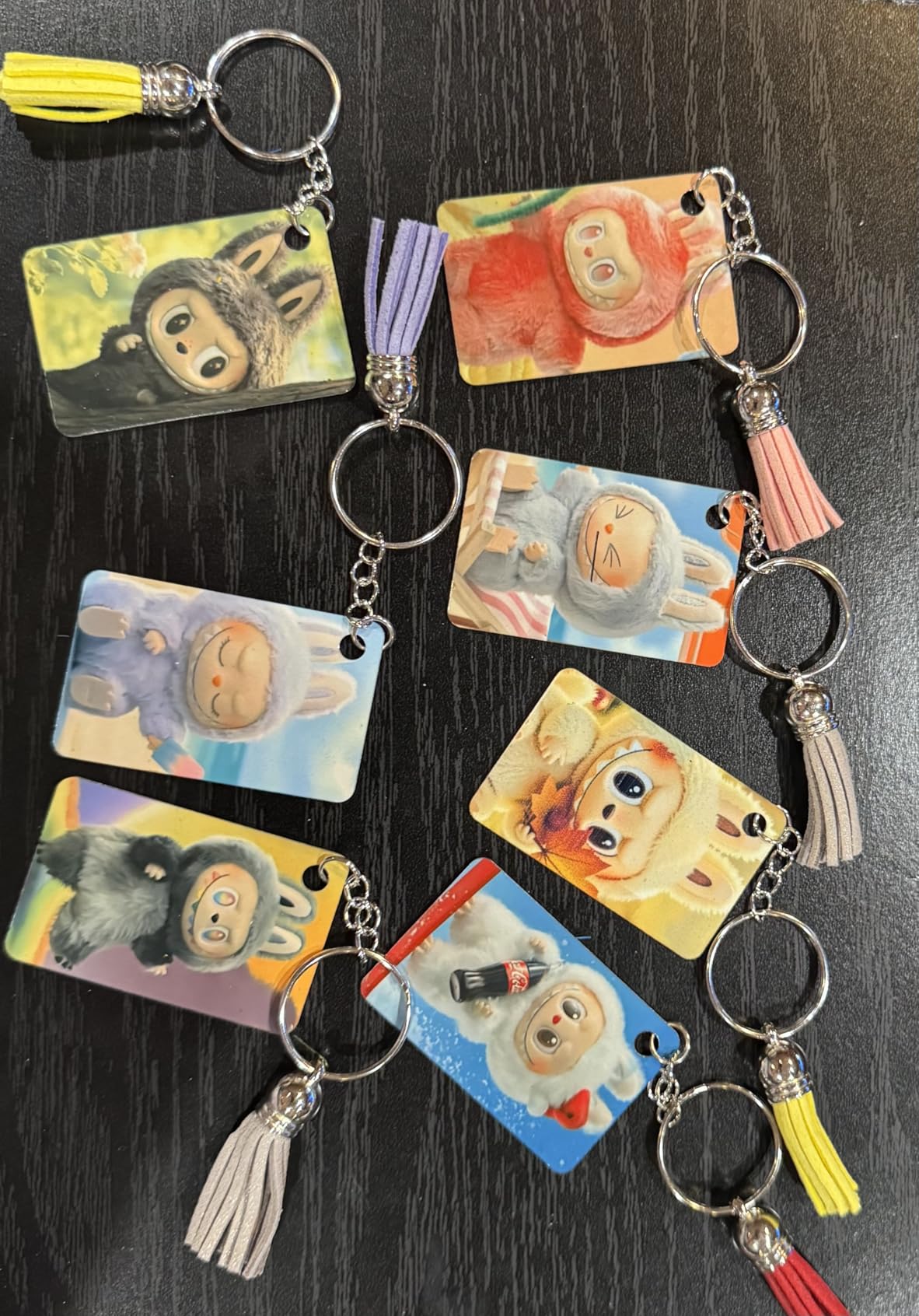 160 Pcs Metal Sublimation Keychain Blanks Bulk, Double Sided Sublimation Blanks customer photo 2