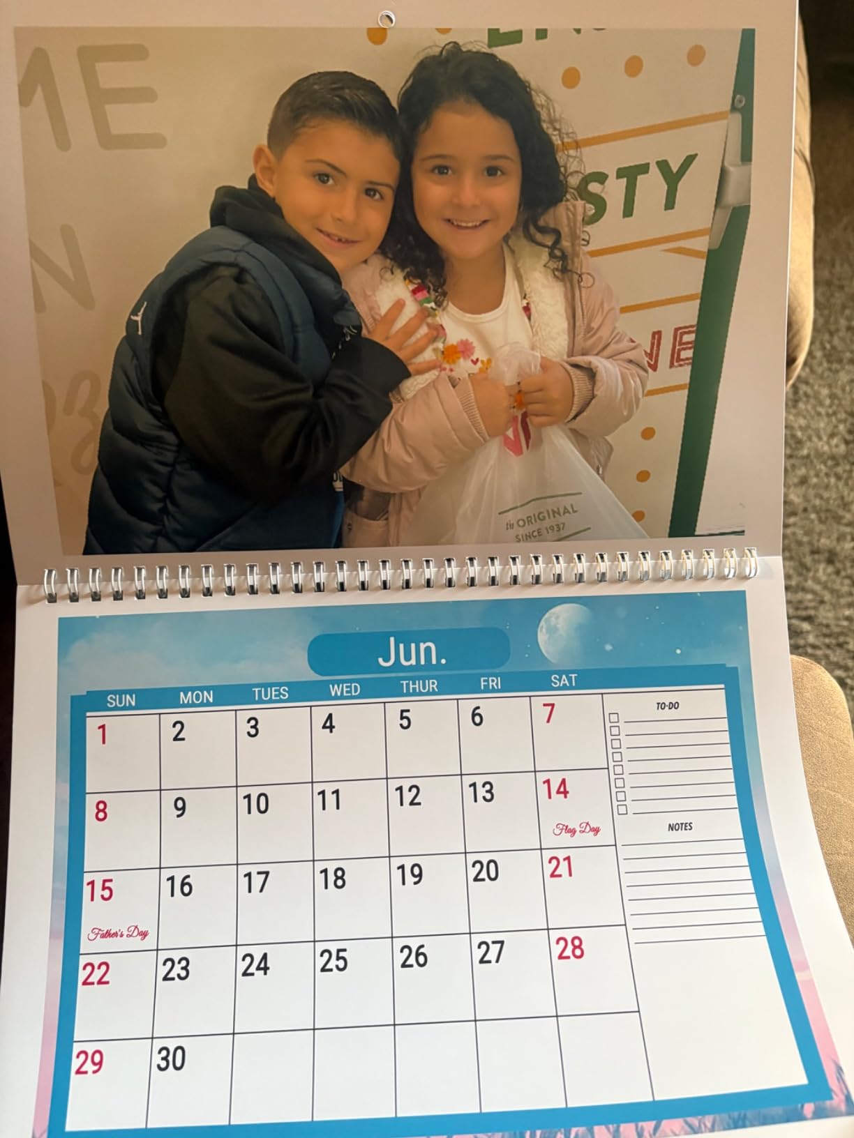(Made in Chicago) Custom Personalized Photo Wall Calendar 2026 Print Your Photo Calendars & Customized Make Your Own Calendar For Home Office Party Birthday Christmas Gift customer photo 1
