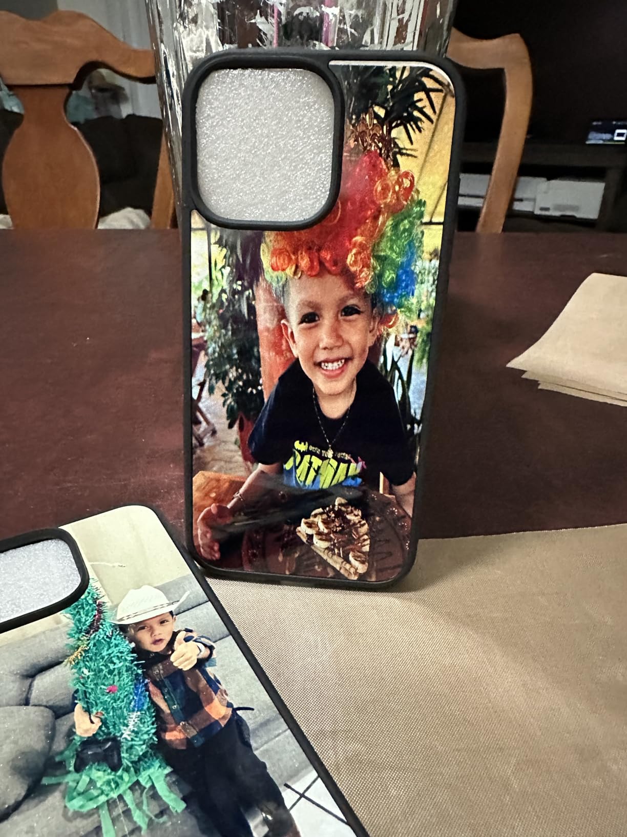 Weewooday 6 Pieces Sublimation Phone Case Blank Covers Compatible with iPhone 16 Pro Max customer photo 1