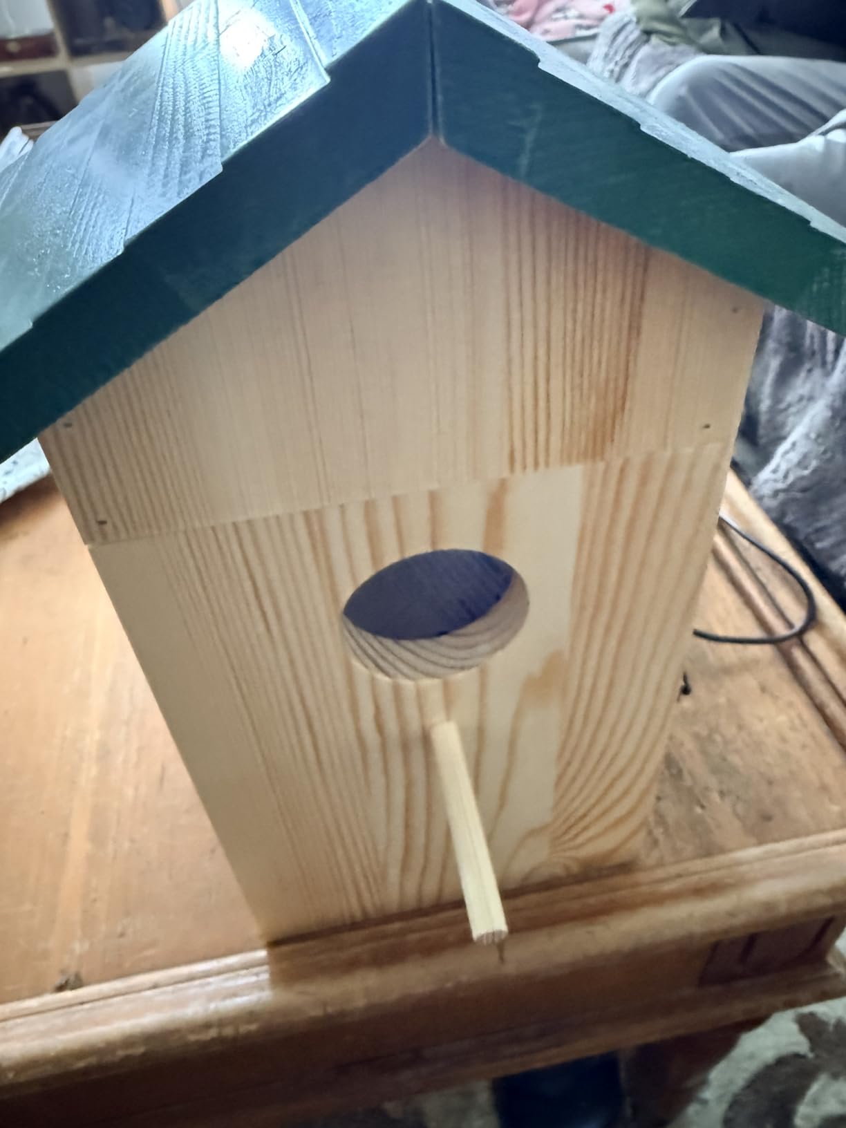 KinetCam Bird House with Camera Solar Powered, 2K HD Wi-Fi Bird Watching Cam for Birdhouse, Auto Detect & Notify, Night Vision, APP Control, Wooden Birdhouse with Camera Inside customer photo 2