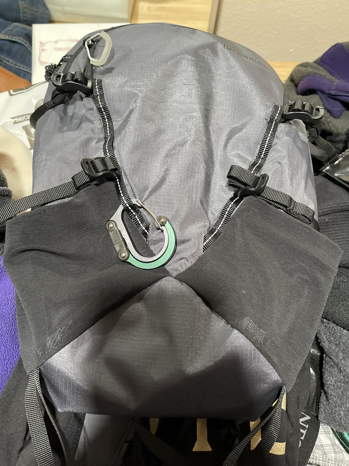 GEAR AID HEROCLIP (Mini) Carabiner Gear Clip and Hook, for Hanging Bags, Purses, Lanterns, Strollers, Tools, Helmets, Water Bottles, and More customer photo 1