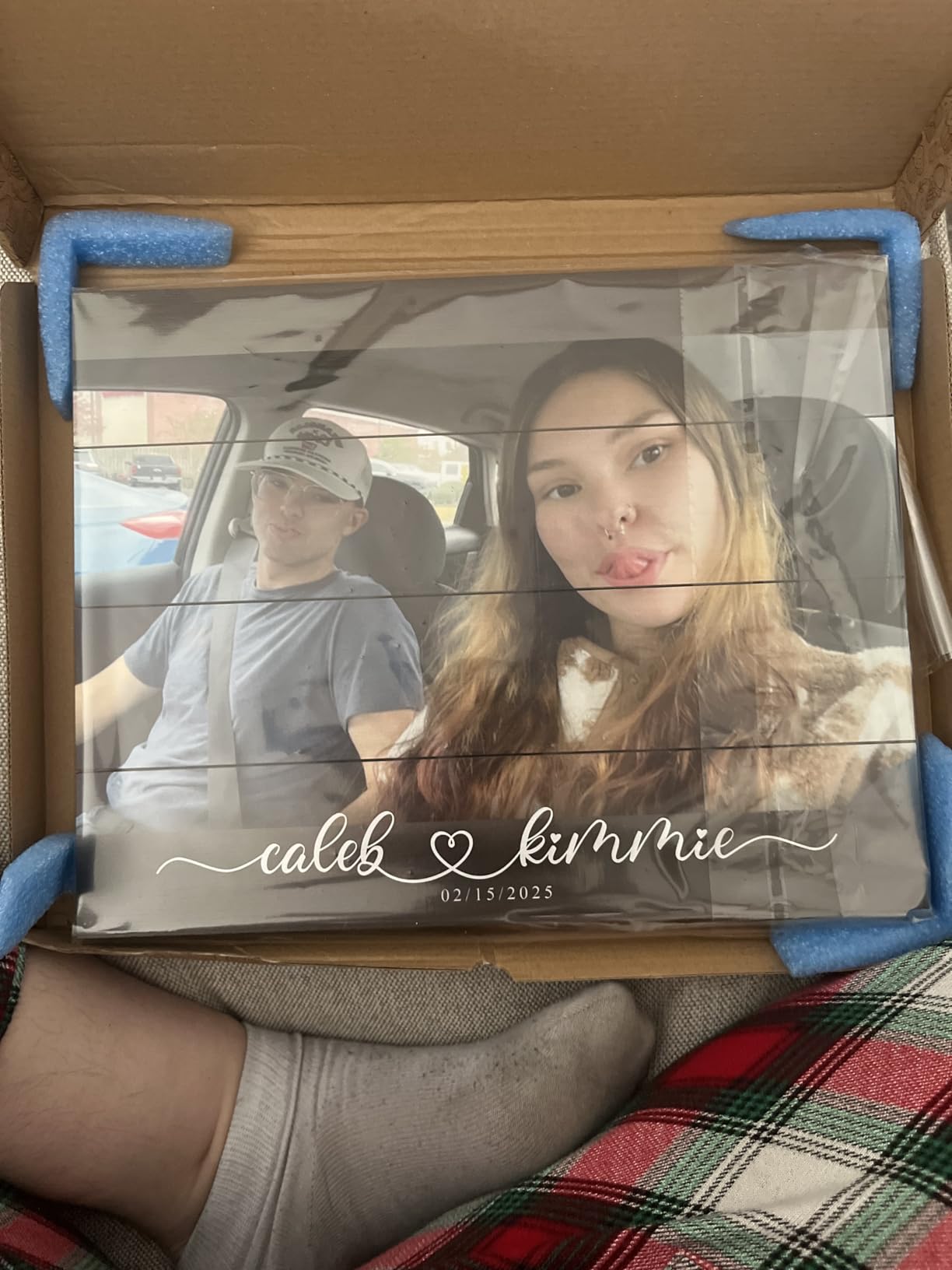 Personalized Wooden Photo Print from Your Picture, Custom Wood Wall Art for Home Decor, Wedding, or Christmas Gift for Couples customer photo 2