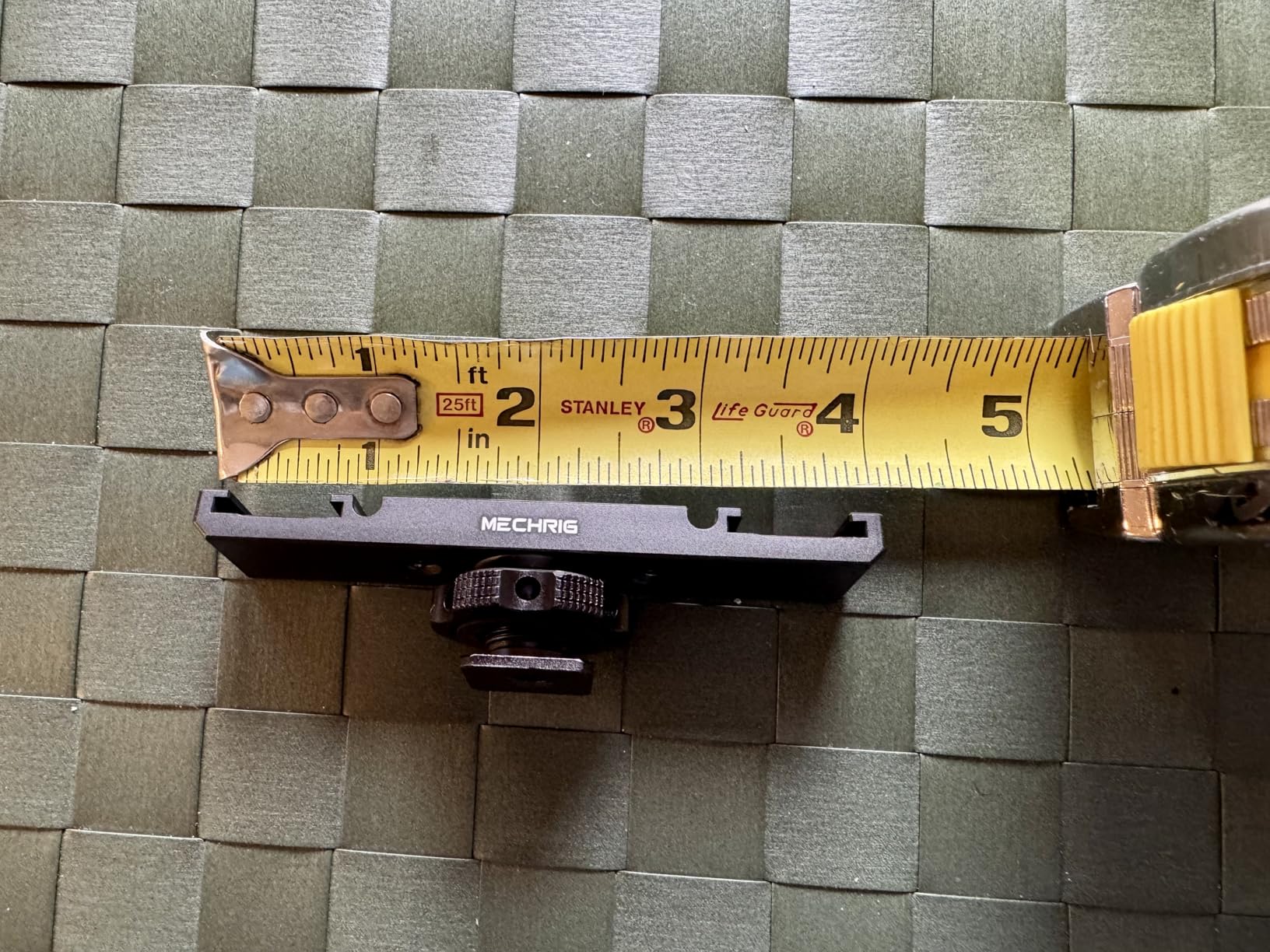 Dual Cold Shoe Extension Bar Mount, Aluminum Dual Hot Shoe Mount Bracket with 1/4