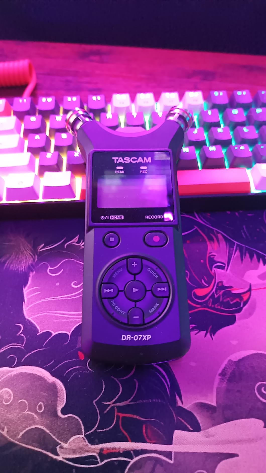 Tascam DR-07XP 32-Bit Float Portable Handheld Field Recorder customer photo 1