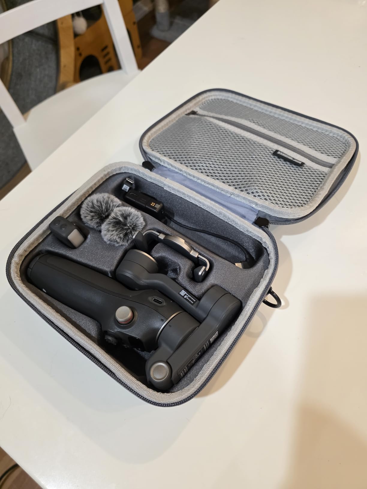 Osmo Mobile 7P/8 Case, Portable PU Shoulder Bag for DJI OM 7 Pro/OM8 Gimbal Stabilizer Travel Case for DJI Osmo Mobile 8/7/7P Accessories customer photo 1