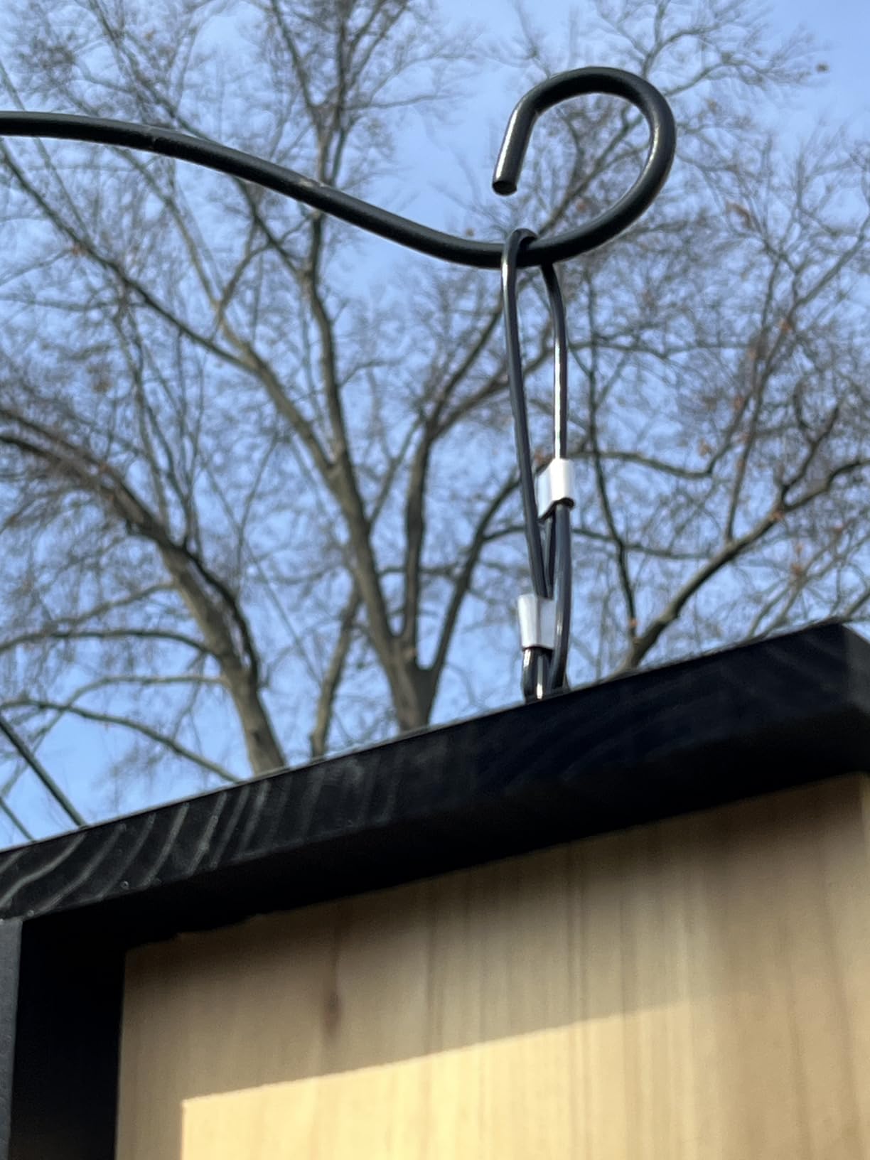 Birdfy Bird House with Camera Solar Powered with Iron Guard for Outside, AI Identify, 1080P HD & Night Vision for Bluebird Finch Swallow Wren Chickadee Nesting Watching, Auto Detect & Notify customer photo 1