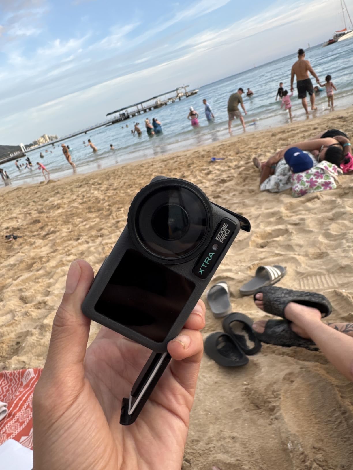 Edge Pro Action Camera, 4K Vlogging Camera with 1/1.3