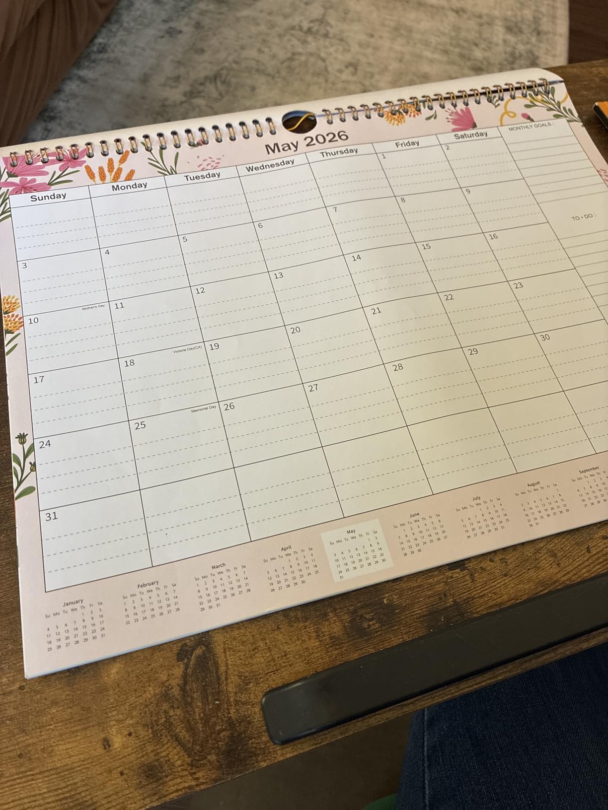 Large Wall Calendar 2026-2027, 22
