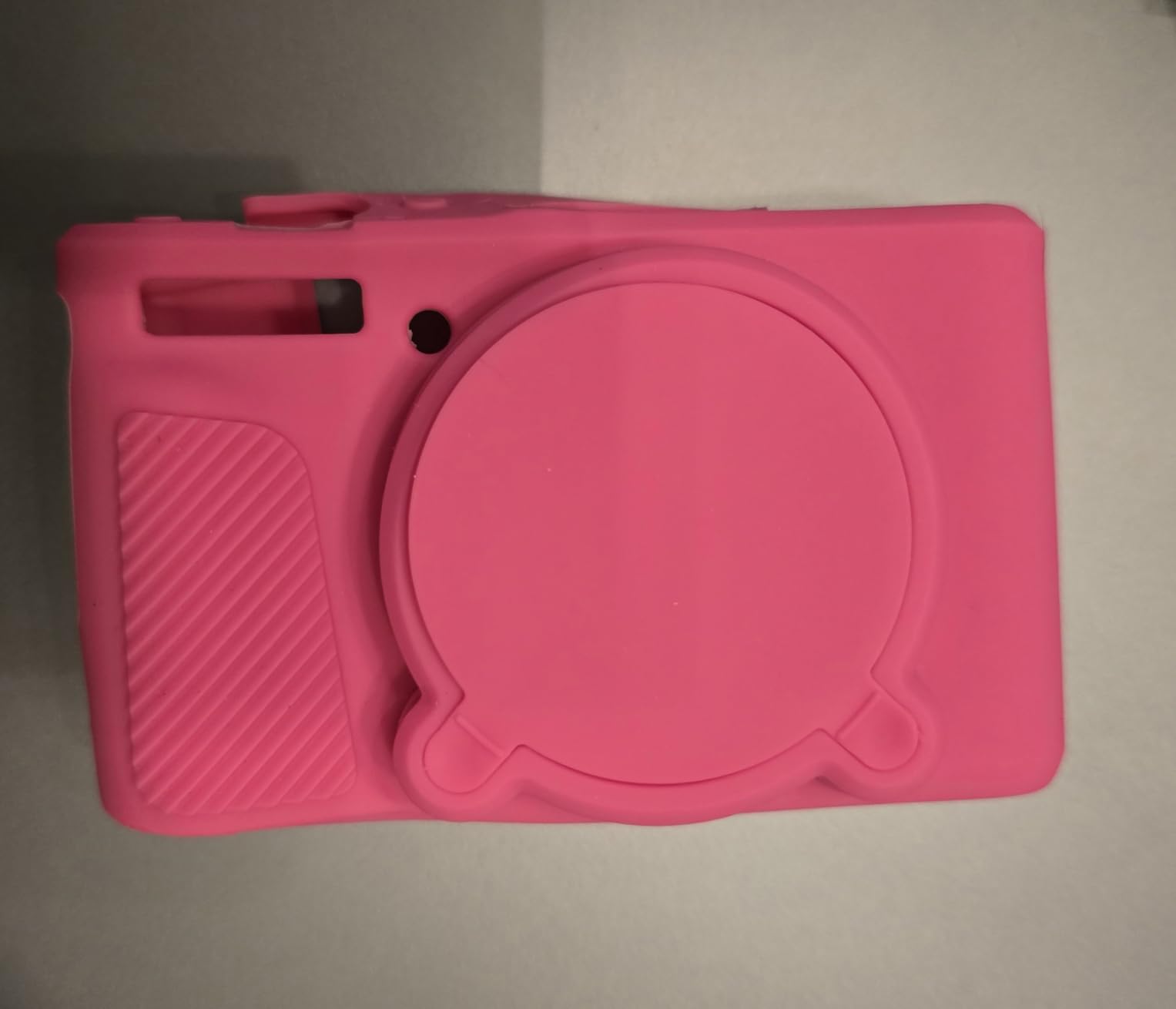 Camera Case for Canon PowerShot SX740/SX730 Digital Camera, Soft Silicone Protective Case with Removable Lens Cover and 2 Screen Protectors customer photo 2