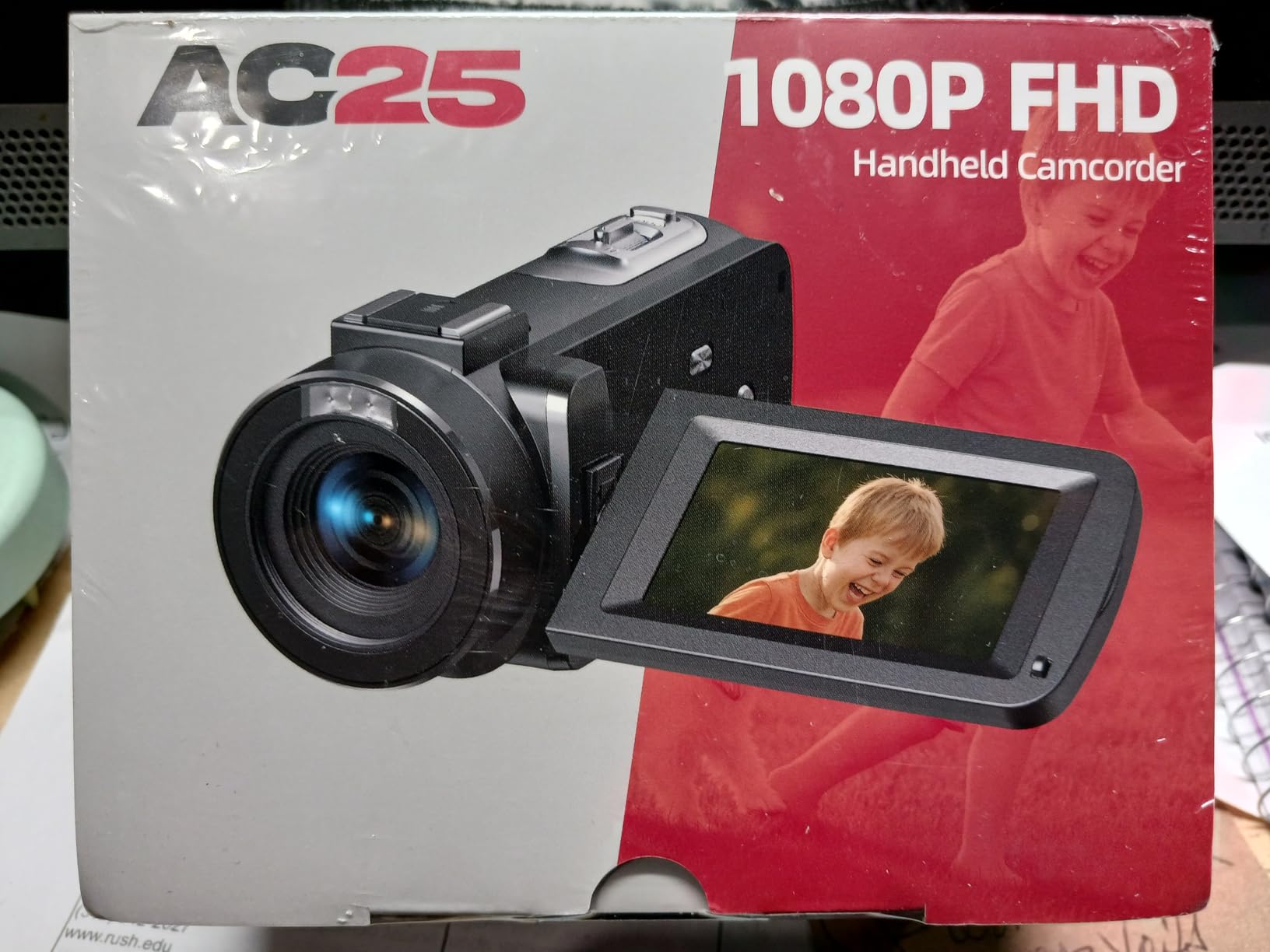 Camcorder Video Camera 2.7K 48MP - Vlogging Camera for YouTube with Fill Light, 18X Digital Zoom, 3