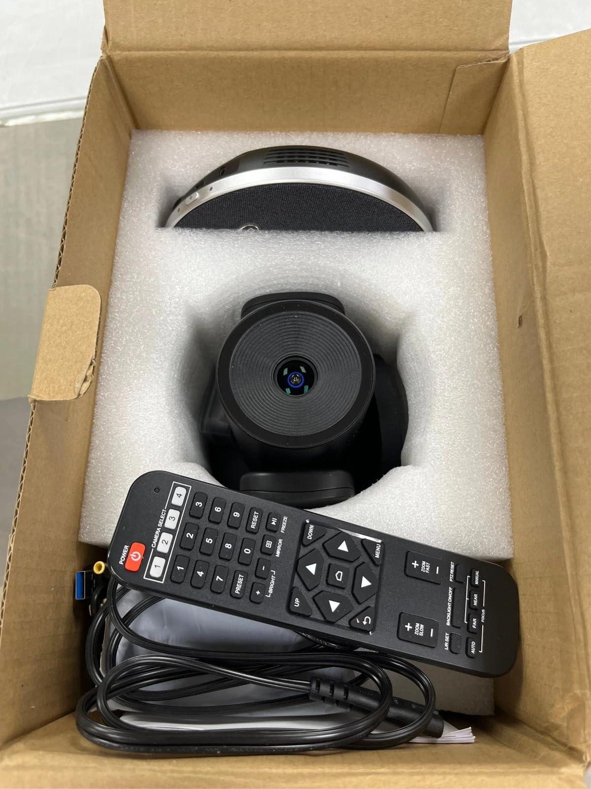 TONGVEO 4K Conference Room PTZ Camera AI Auto Tracking 3X Optical Zoom HDMI/USB3.0 Wide-Angle Video Conference Camera for Church Worship Live Streaming Meeting with Zoom YouTube OBS and More customer photo 2