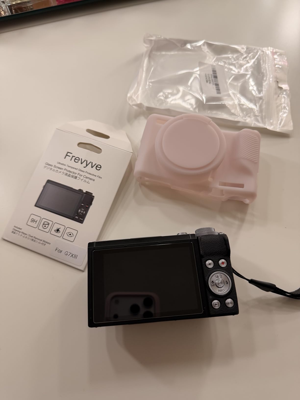 Case for Canon G7X Mark III Camera, Soft Silicone Protective Case, Powershot G7X Mark III Sleeve with Removable Lens Cover & Screen Protector Accessories, Slim Fit, Anti-Scratch (Black) customer photo 2
