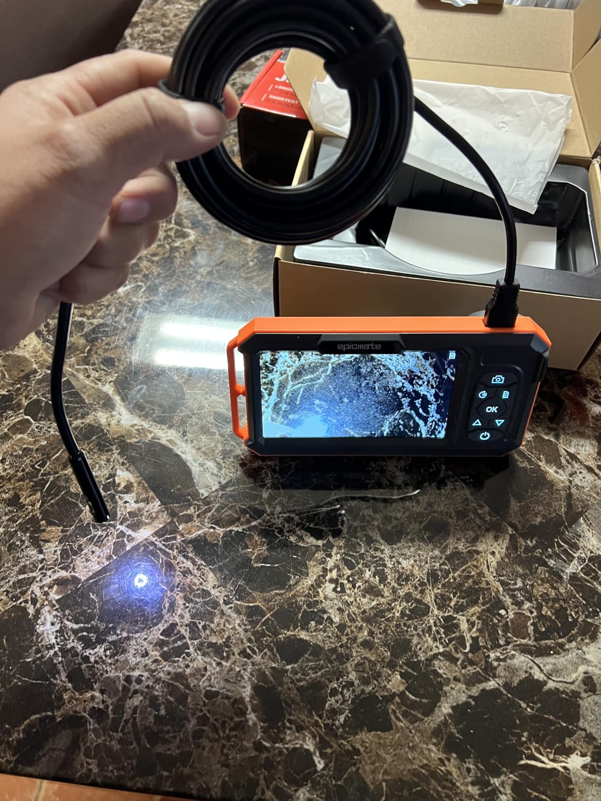 Endoscope Camera with Light, 5