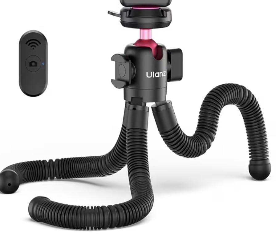 ULANZI MT-91 Flexible Octopus Tripod for Phone, GoPro and Camera, 3-in-1 Mini Tripod with Bluetooth Remote, CKA Quick Release with 1/4 Screw customer photo 2
