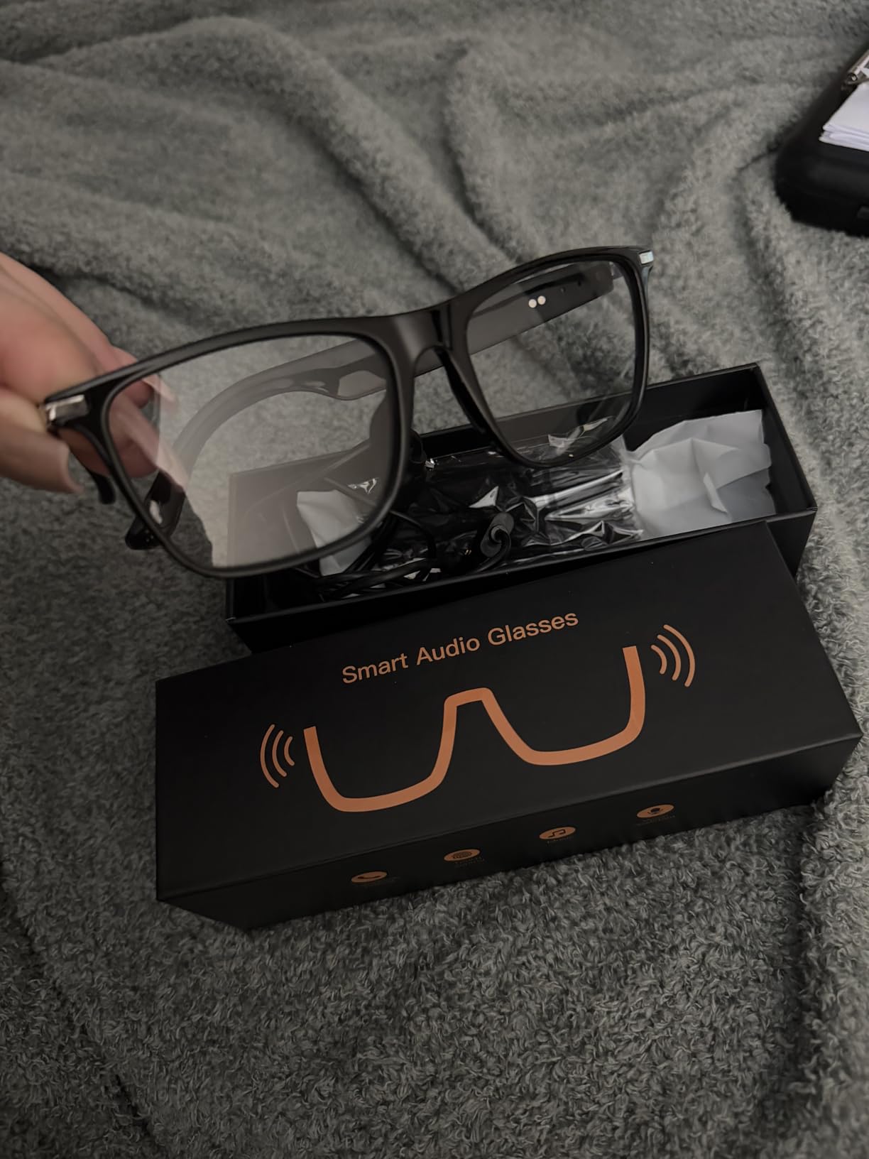 Smart Glasses with Camera & Video 1080P HD, 2K Photo POV AI Camera Glasses, Wearable Video Recording Glasses, Hands-Free First-Person View, Free App with Object Recognition, Bluetooth 5.4 Lightweight customer photo 1