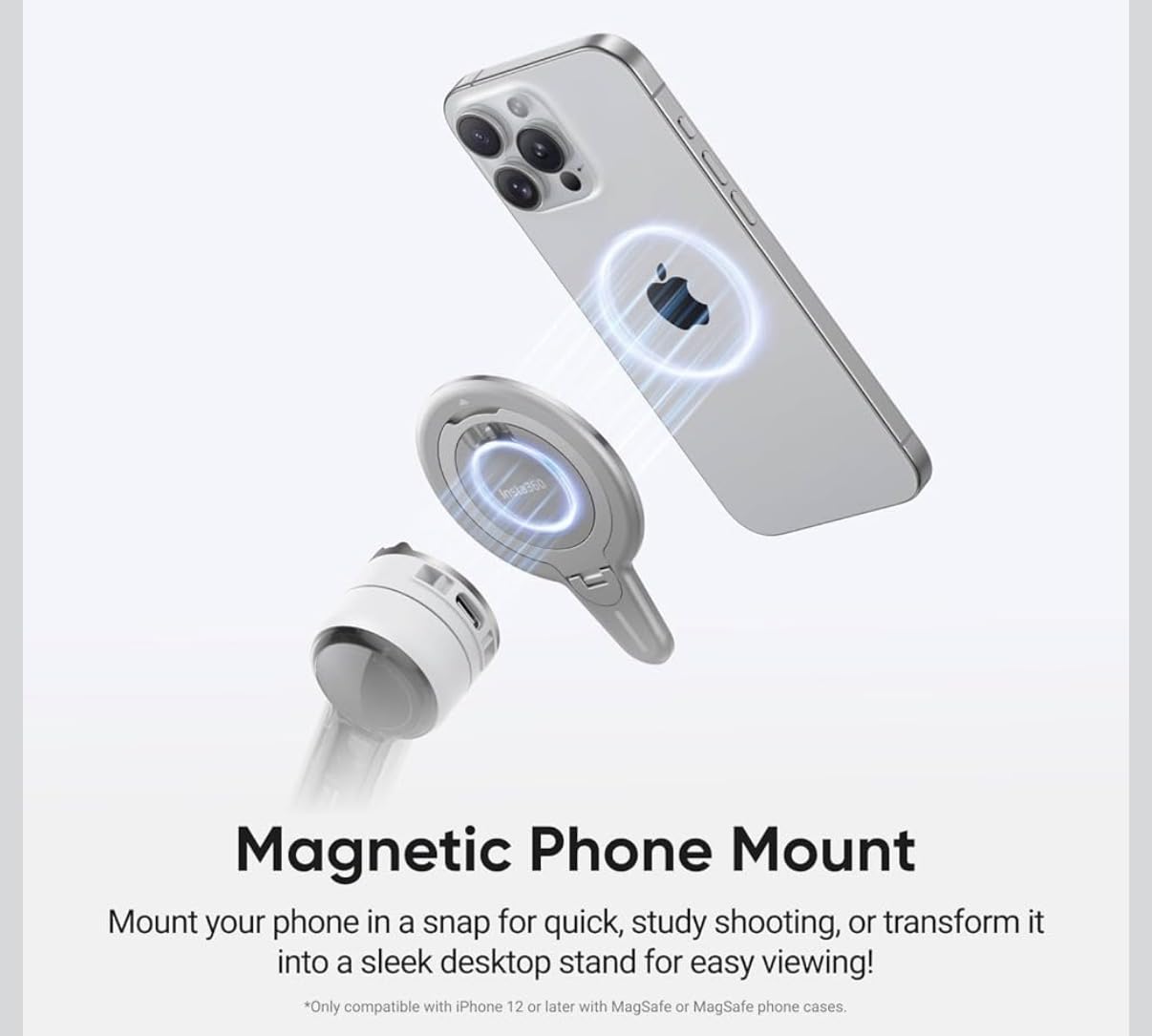 Insta360 Flow 2 Pro Phone Gimbal Stabilizer for iPhone & Android, AI Phone Gimbal, Phone Stabilizer for Travel & Vlogs - Ultimate Creator Bundle Grey customer photo 1