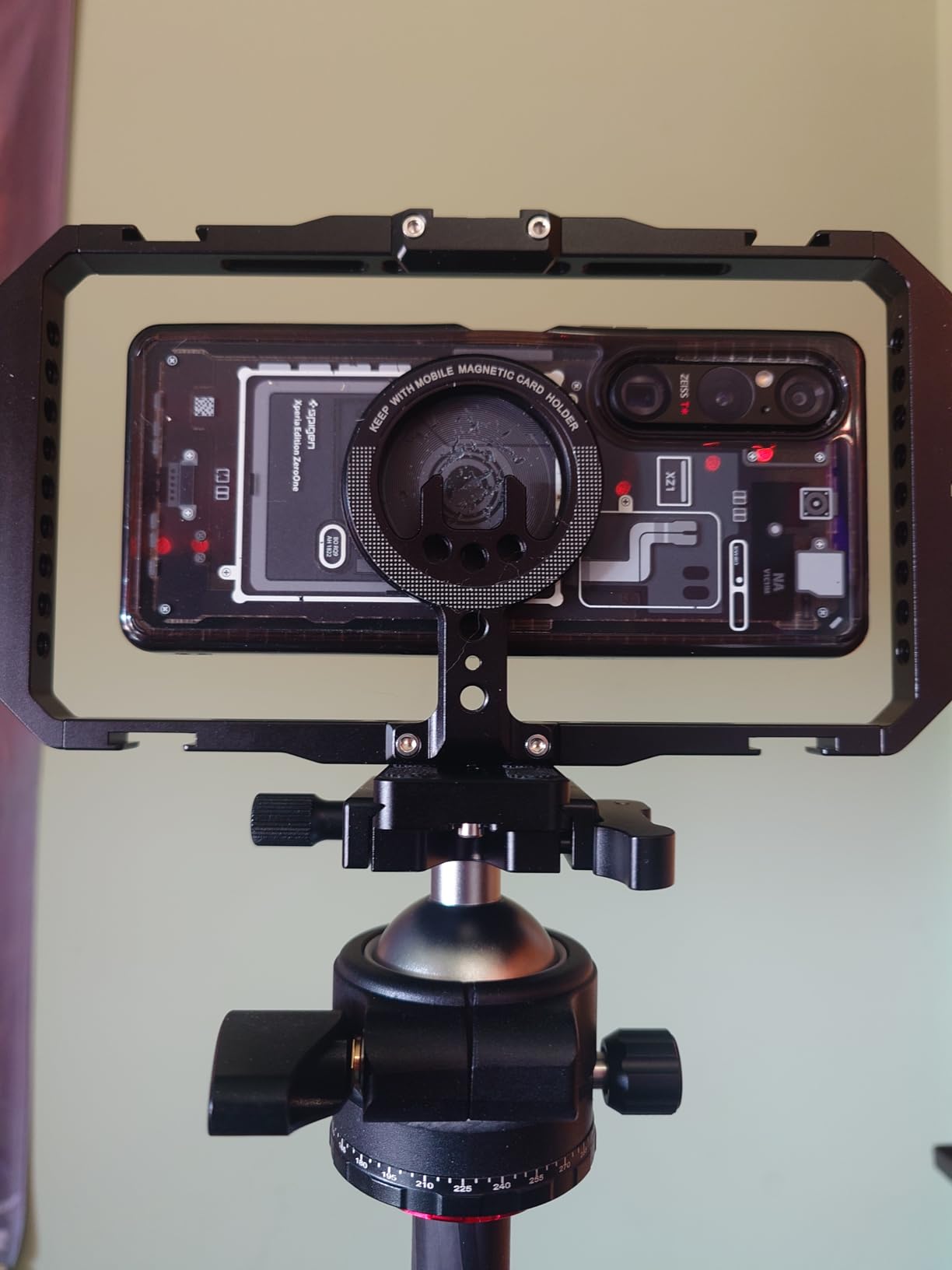 CAVIX 36mm Tripod Ball Head with Lever Release, Low Profile Heavy Duty Ball Head Mount with Arca Swiss Quick Release Plate for Camera Tripod Monopod DSLR Camcorder Telescope,Max Load 33lb/15kg(H-36F) customer photo 2