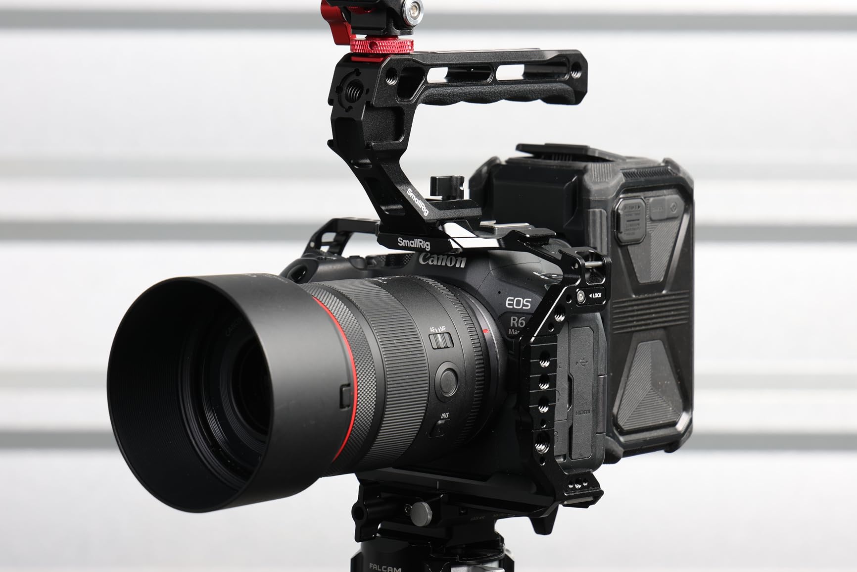 Camera Cage Kit for Canon R6 Mark III with Top Handle and Cable Clamp, HawkLock NATO Rails, Quick Release Plate for Arca, Compatible with DJI RS 3 / RS 3 Pro/RS 4 / RS 4 Pro-5955 customer photo 1