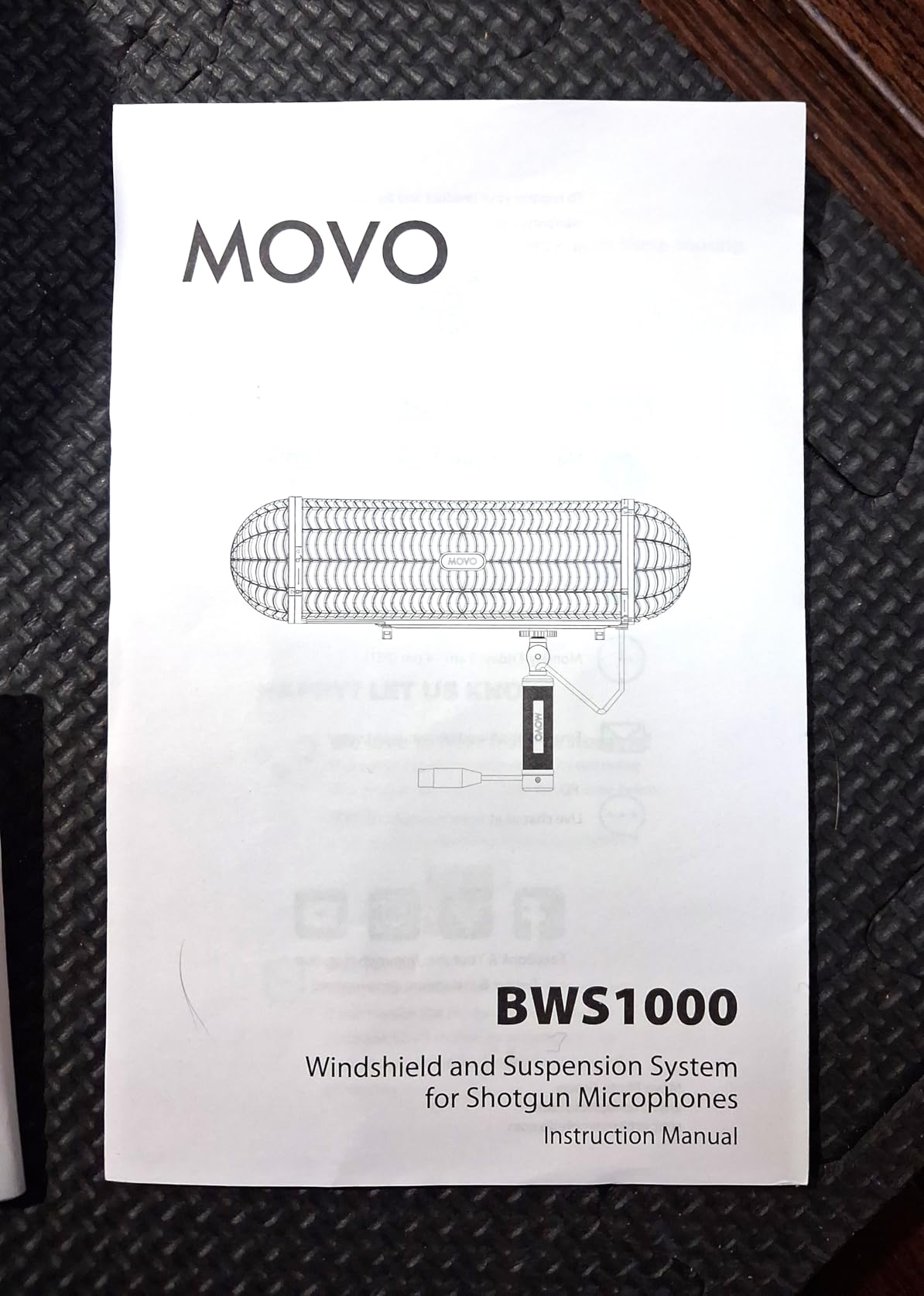 Movo Location Sound Production Bundle for Shotgun Microphones - Includes 9.8-foot CMP-17C Boom Pole with Integrated XLR Cable and Blimp Windshield/Vibration Protection System customer photo 2