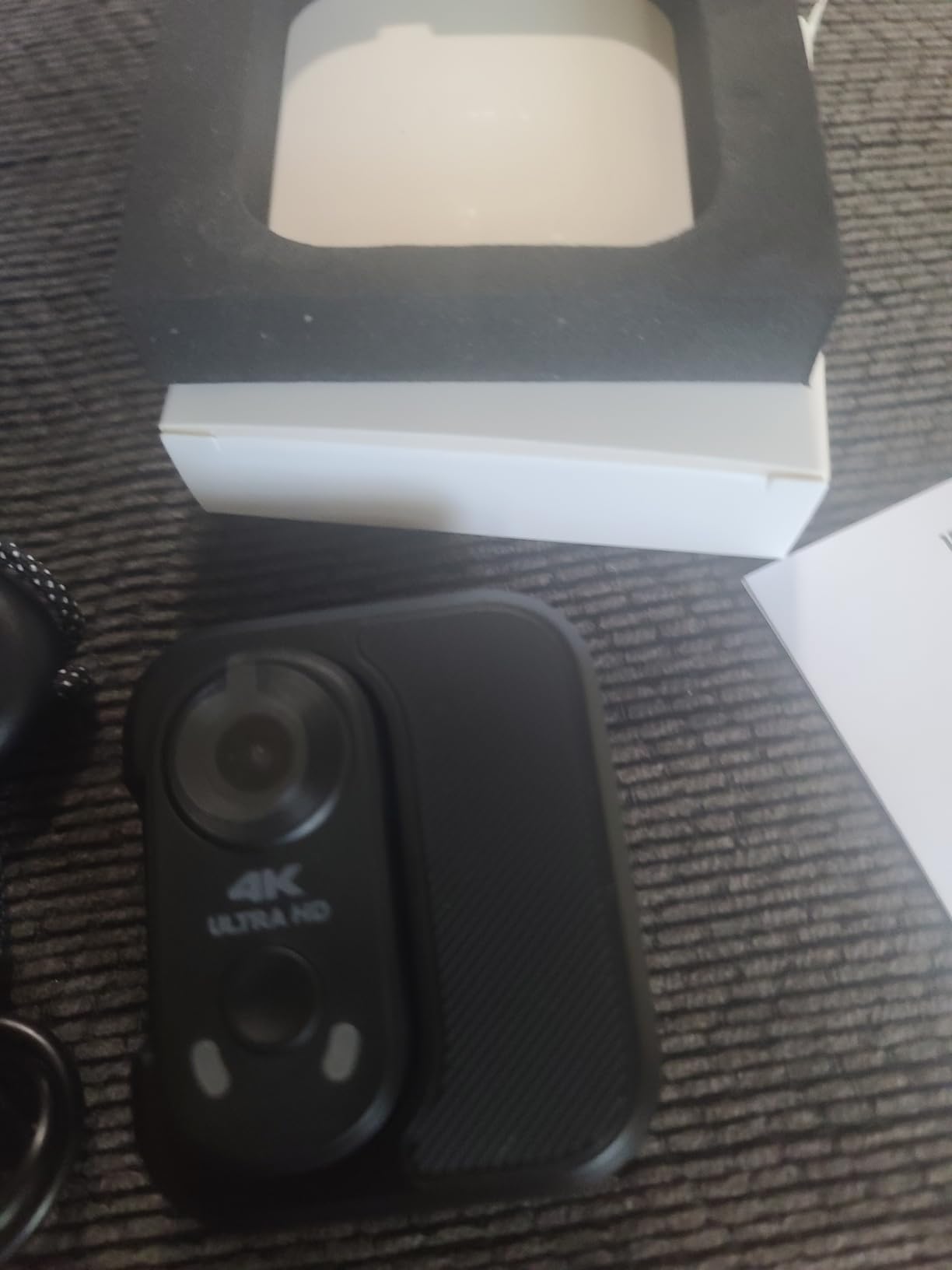 4K Mini Body Camera, Thumb Size POV Cam Action Camera with WiFi, EIS Stabilization, Magnetic Mount, 64GB Storage, Charging Case, Hands-Free Recording for Content Creator TikTok YouTube Vlogging customer photo 1