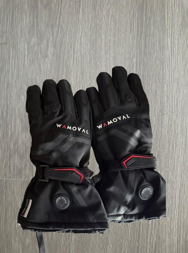 Heated Gloves, 7.4V Rechargeable Hand Warmer for Men Women, Up to 8 Hours, 3 Heat Settings, Windproof Thermal Fleece 3-Finger Magnetic Flip for Hunting/Fishing/Photography/Drone, Touchscreen customer photo 1