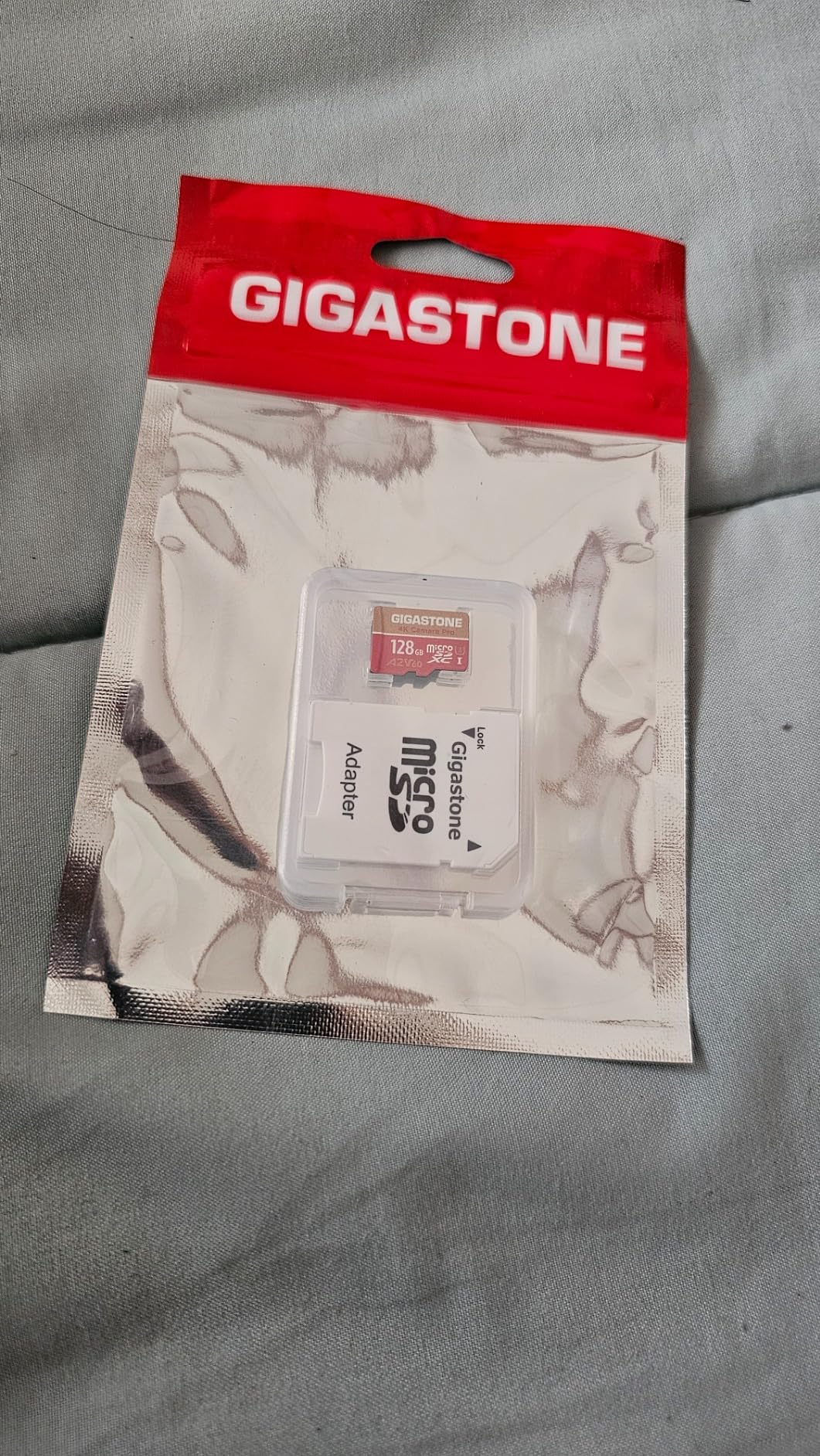 GIGASTONE 128GB Micro SD Card, 4K Video Recording for GoPro, Action Camera, DJI, Drone, Nintendo-Switch, R/W up to 100/50 MB/s MicroSDXC Memory Card UHS-I U3 A2 V30 customer photo 1