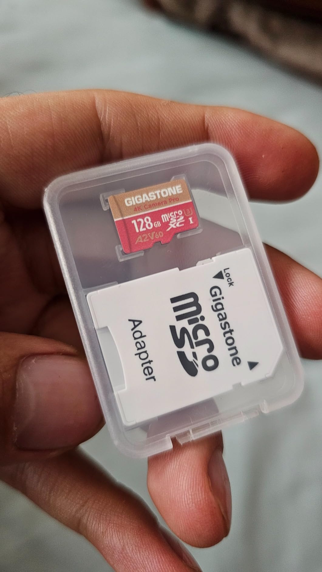 GIGASTONE 128GB Micro SD Card, 4K Video Recording for GoPro, Action Camera, DJI, Drone, Nintendo-Switch, R/W up to 100/50 MB/s MicroSDXC Memory Card UHS-I U3 A2 V30 customer photo 2