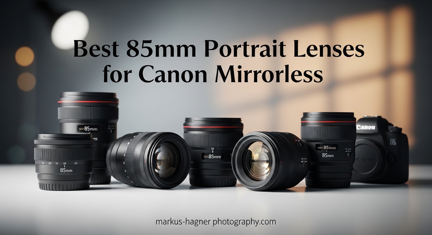 Best 85mm Portrait Lenses for Canon Mirrorless