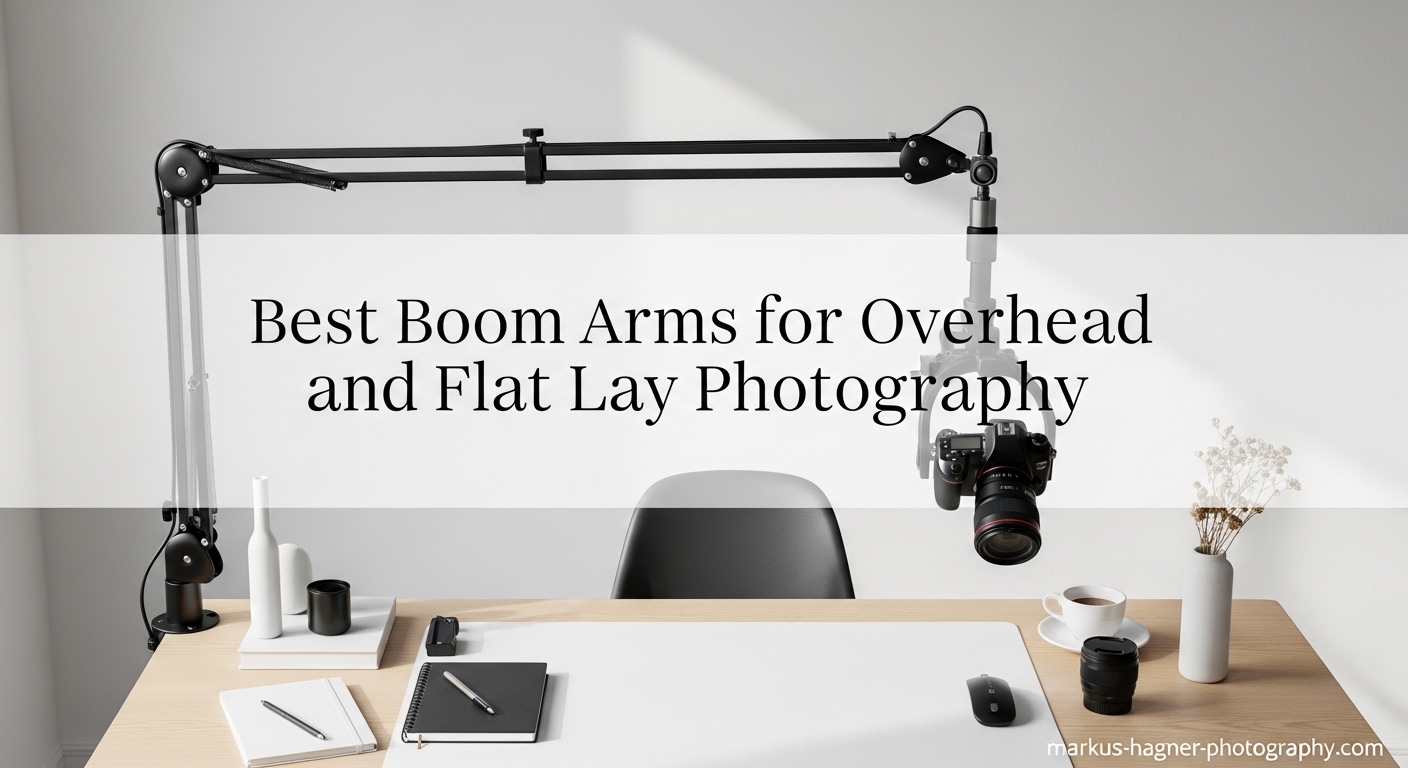Best Boom Arms for Overhead and Flat Lay Photography