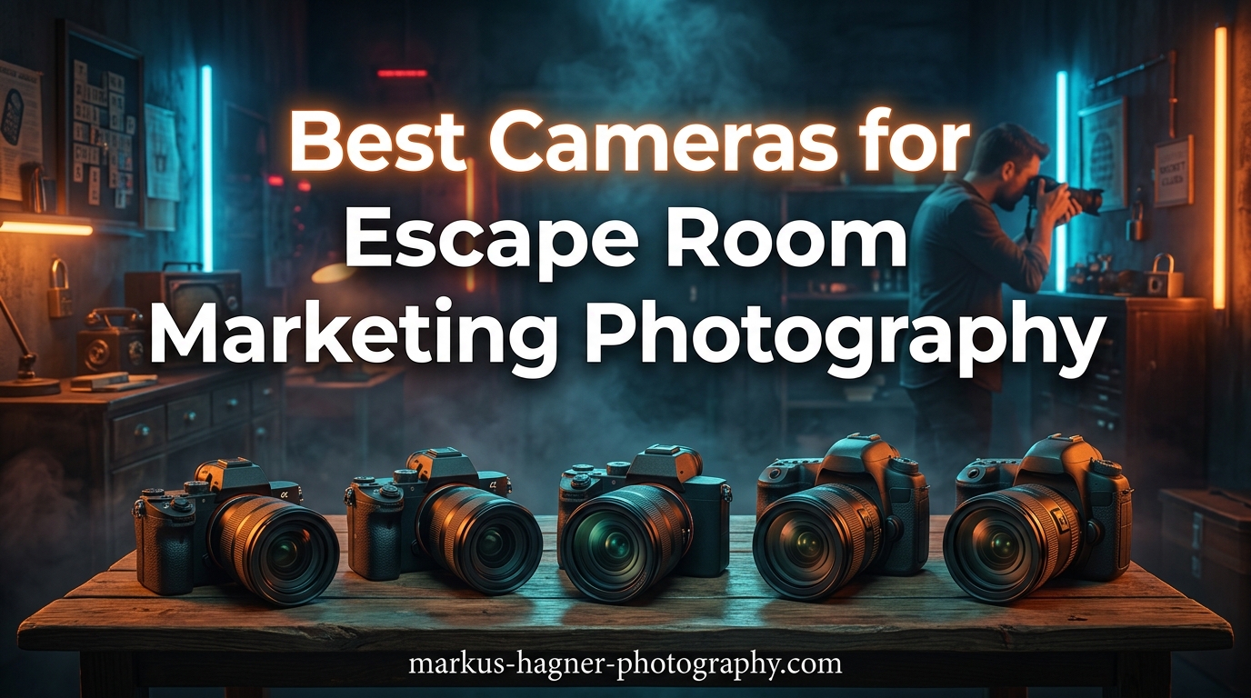 Best Cameras for Escape Room Marketing Photography