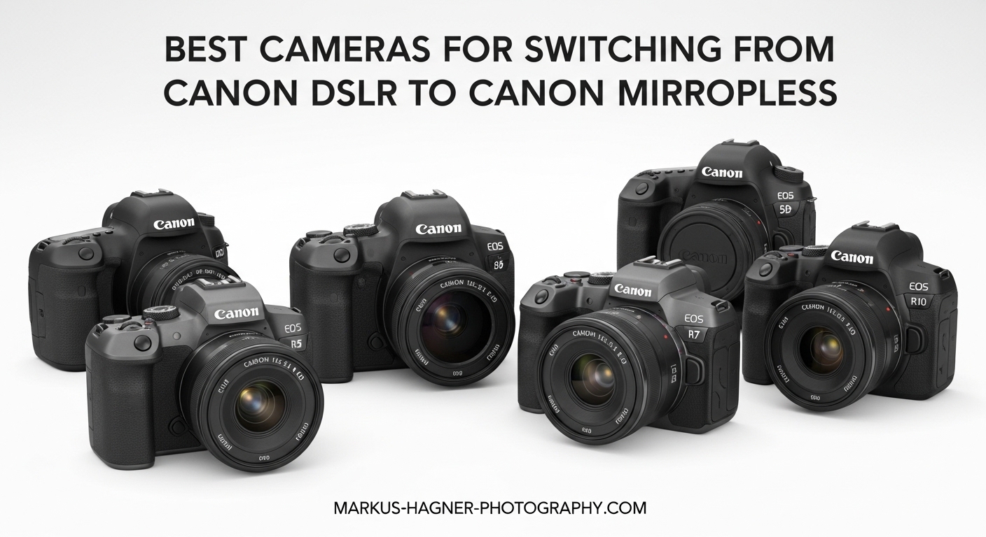 Best Cameras for Switching from Canon DSLR to Canon Mirrorless