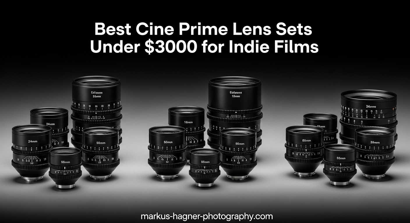 Best Cine Prime Lens Sets Under $3000 for Indie Films