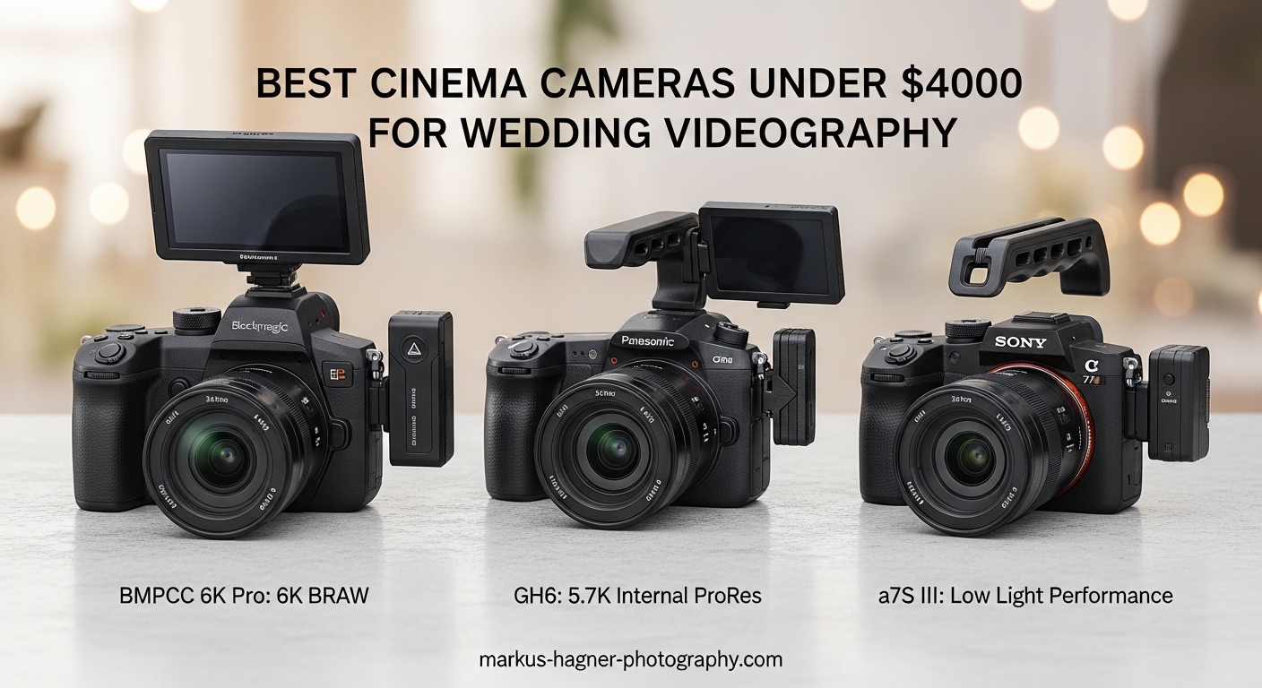 Best Cinema Cameras Under $4000 for Wedding Videography