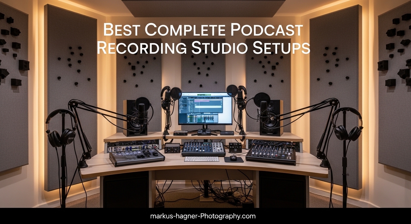 Best Complete Podcast Recording Studio Setups