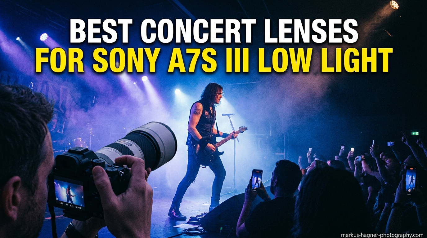 Best Concert Lenses for Sony A7S III Low Light