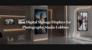 Best Digital Signage Displays for Photography Studio Lobbies