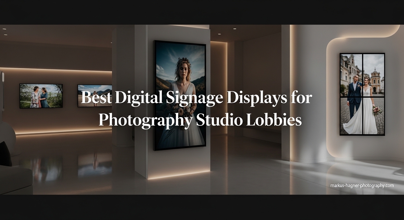 Best Digital Signage Displays for Photography Studio Lobbies