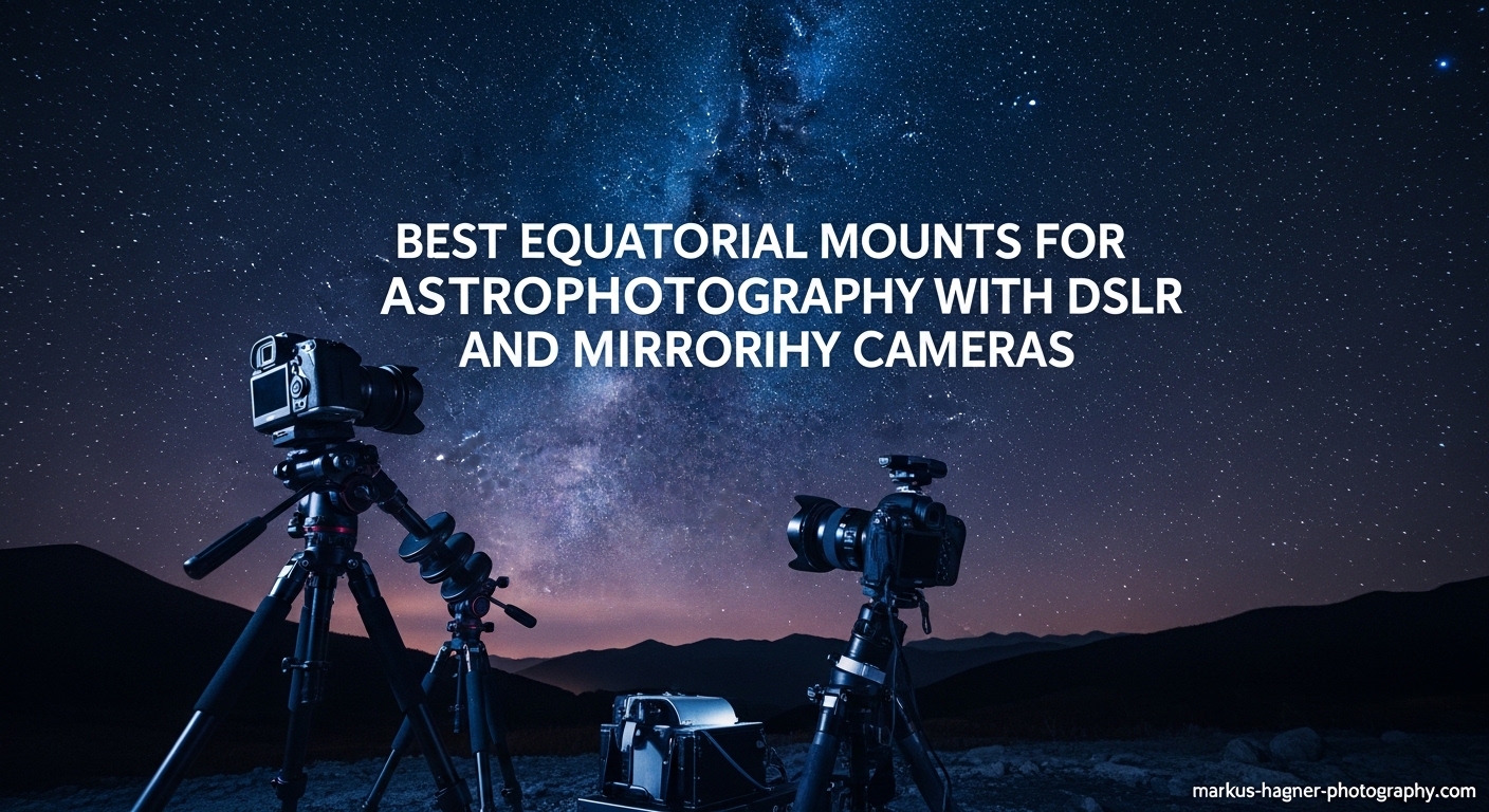 Best Equatorial Mounts for Astrophotography with DSLR and Mirrorless Cameras
