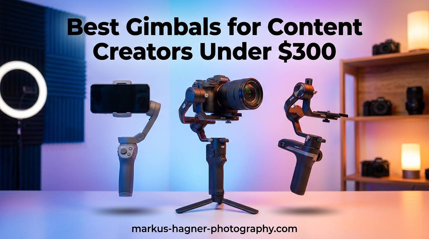 Best Gimbals for Content Creators Under $300