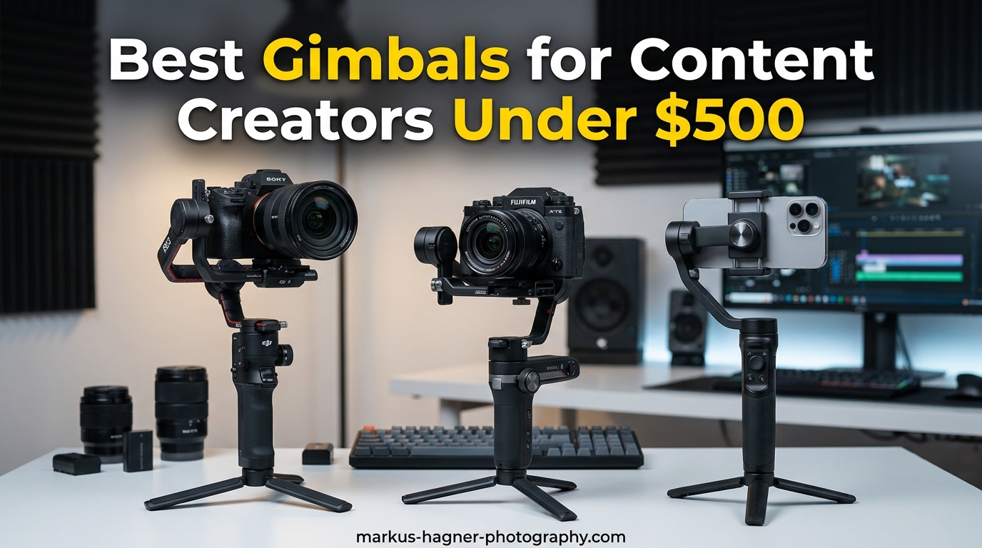 Best Gimbals for Content Creators Under $500
