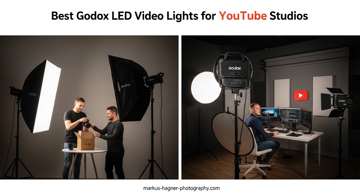 Best Godox LED Video Lights for YouTube Studios