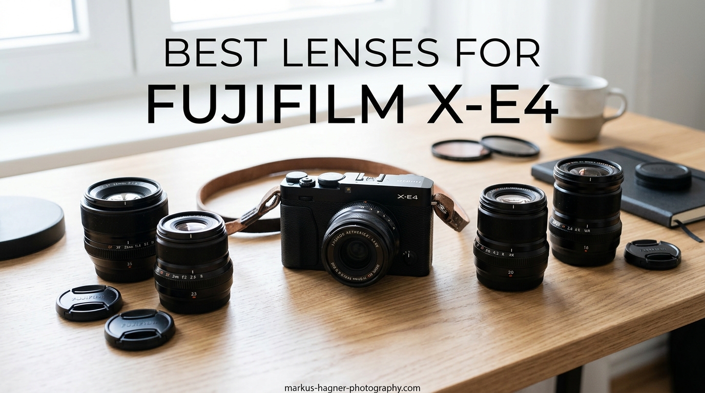 Best Lenses for Fujifilm X-E4