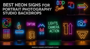Best Neon Signs for Portrait Photography Studio Backdrops