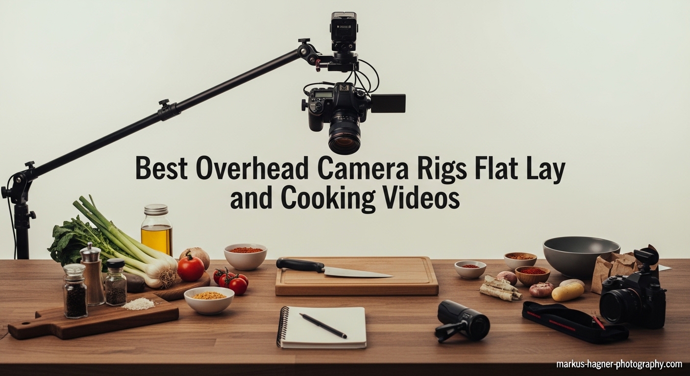 Best Overhead Camera Rigs for Flat Lay and Cooking Videos
