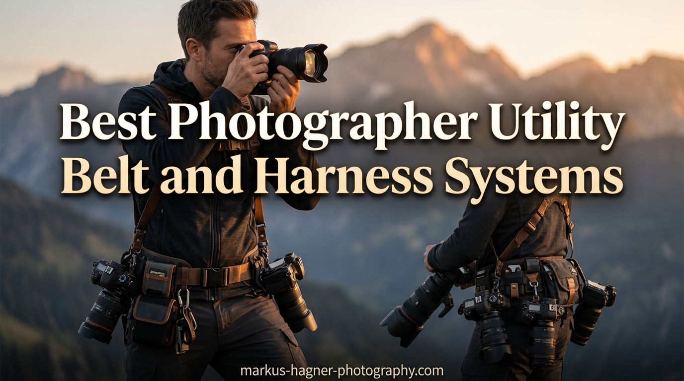 Best Photographer Utility Belt and Harness Systems