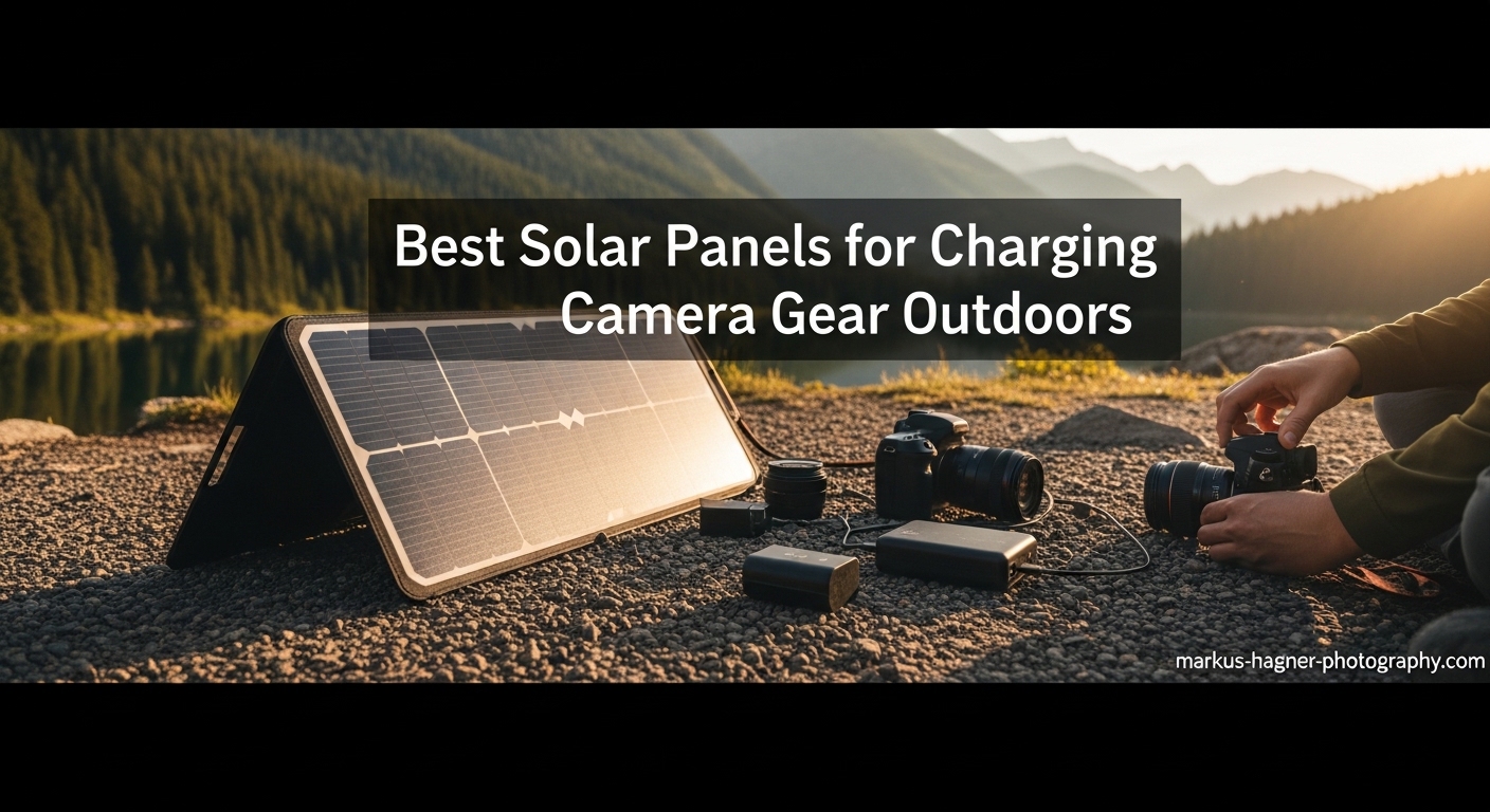Best Solar Panels for Charging Camera Gear Outdoors