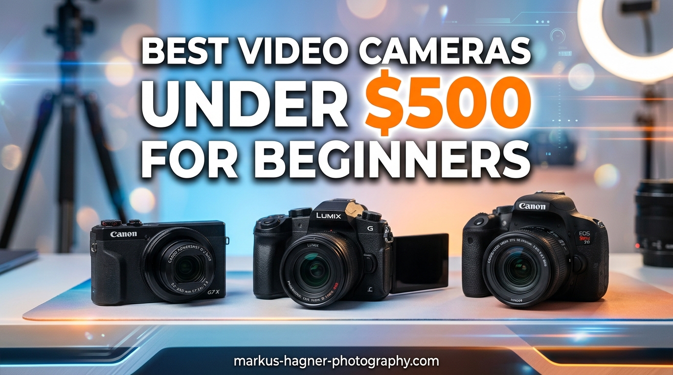 Best Video Cameras Under $500 for Beginners