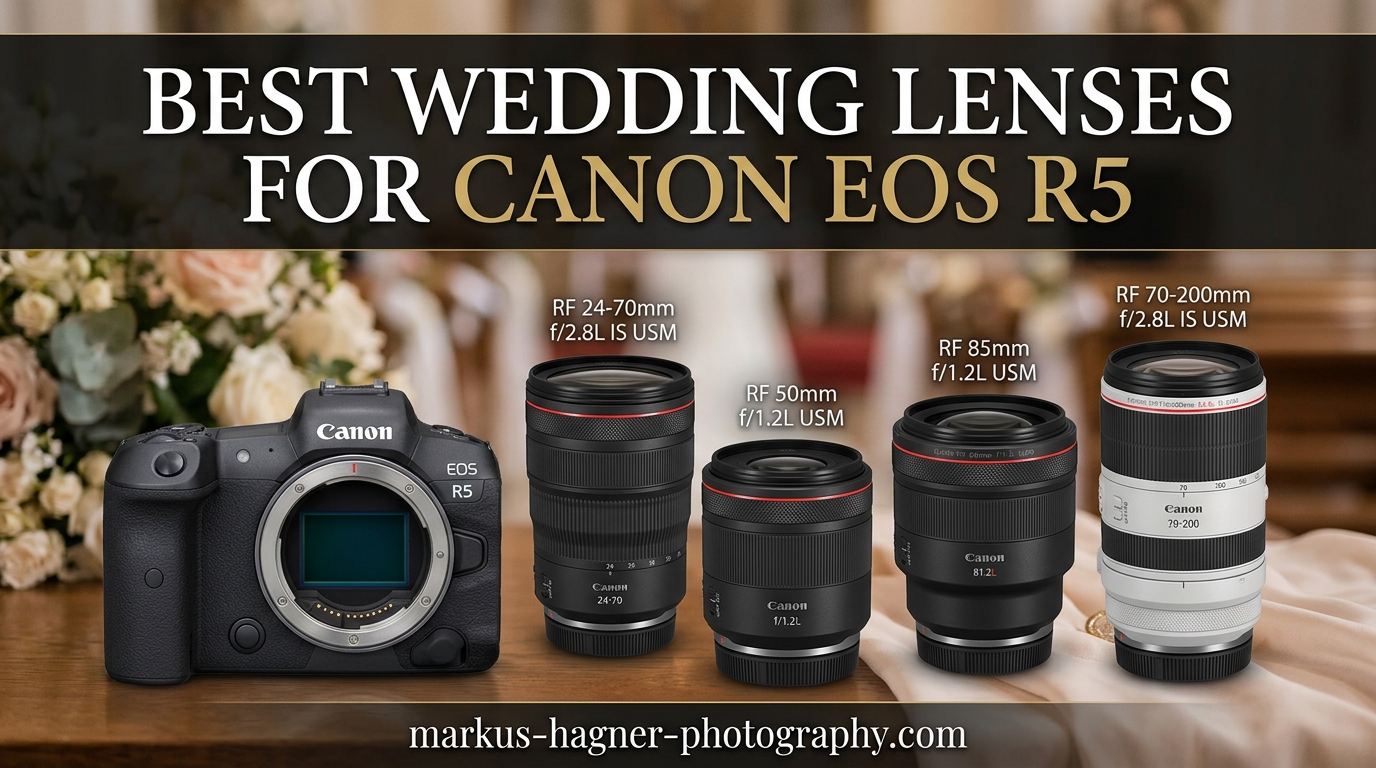 Best Wedding Lenses for Canon EOS R5